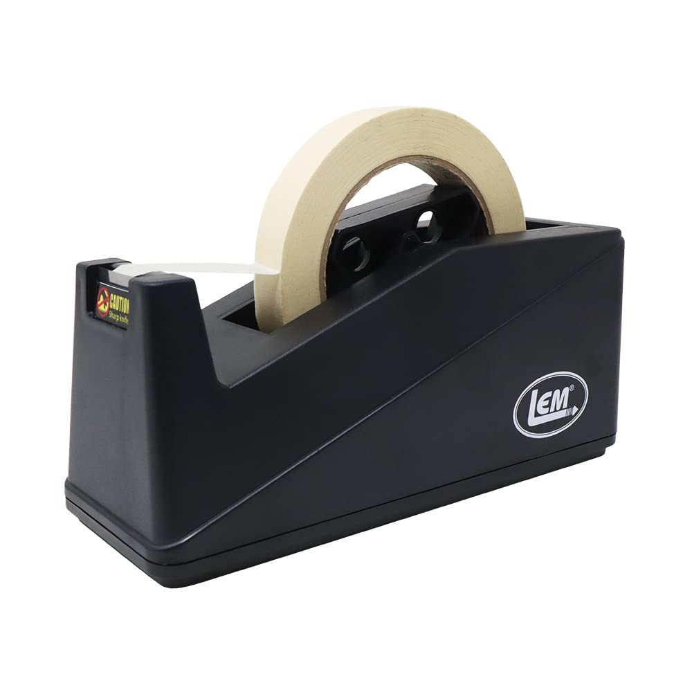 LEM Products 034 Heavy Duty Tape Dispenser with Freezer Tape - Perfect for Meat Processing, Food Packaging & Commercial Kitchen Use