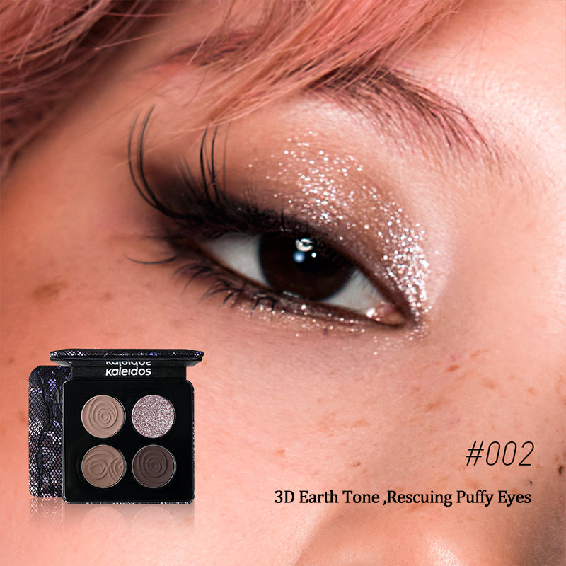 KALEIDOS Smoky Nostalgia Eyeshadow Palette - 12 Highly Pigmented Matte & Shimmer Shades for Stunning Eye Looks | Perfect for Everyday Wear, Night Out & Special Occasions