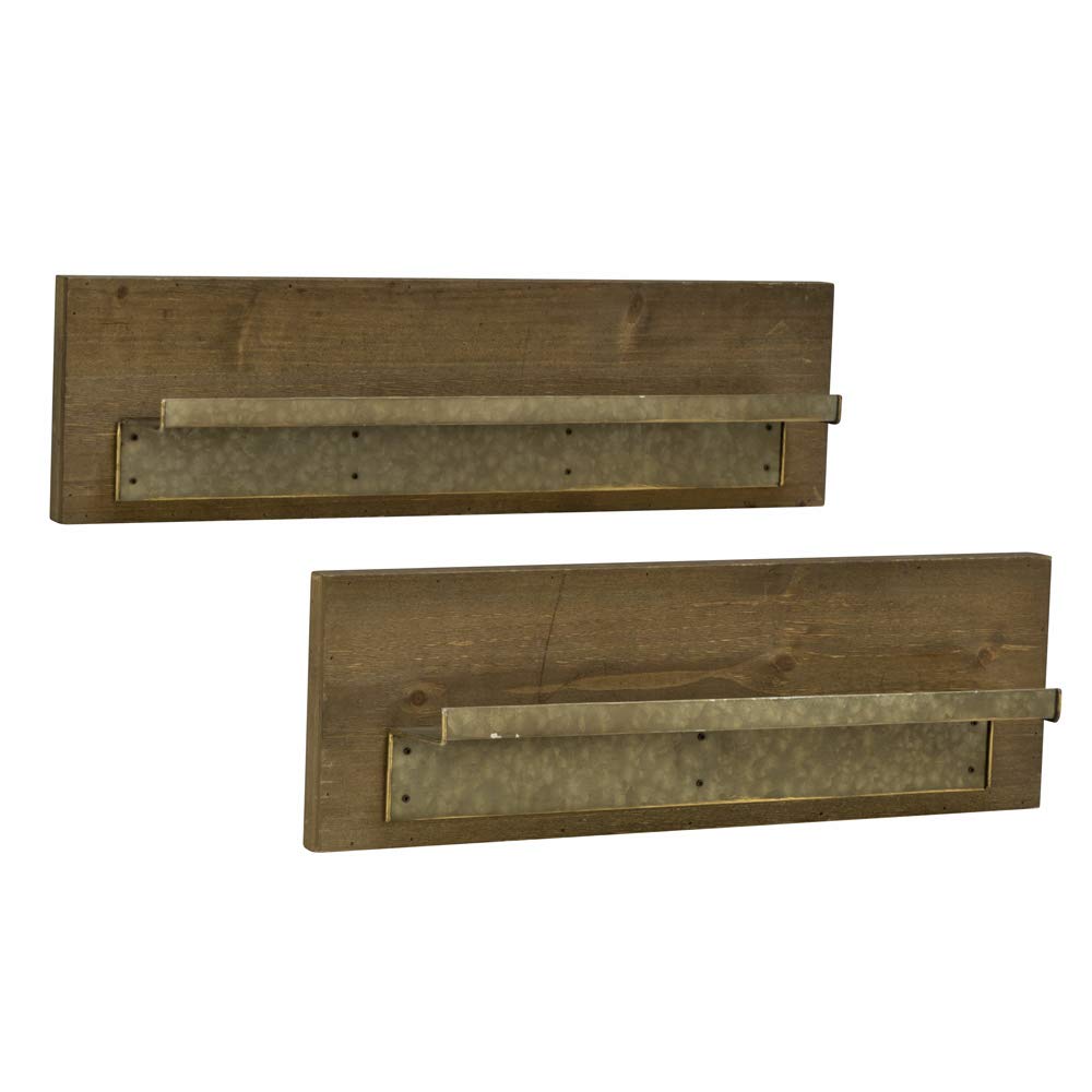 Natural Wood Wall Shelf 25.9