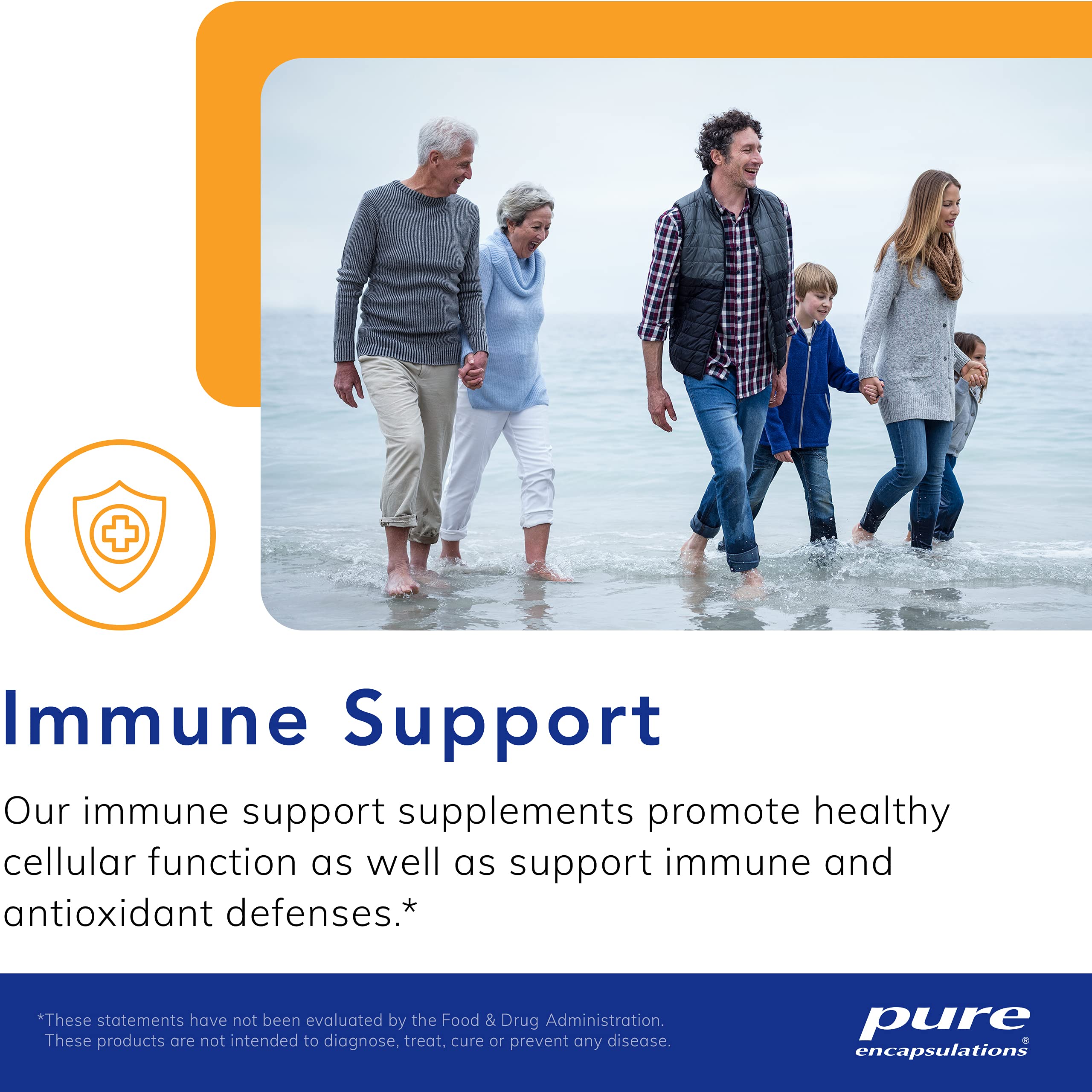Pure Encapsulations Quercetin 500mg Supplement - 120 Capsules for Immune Support, Cellular & Heart Health | Powerful Antioxidant | Gluten Free, Non-GMO | Supports Allergy Relief & Exercise Recovery
