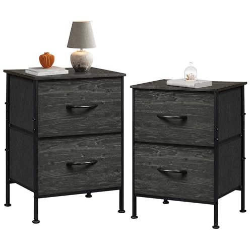 Charcoal Black Wood Grain Print(tall)