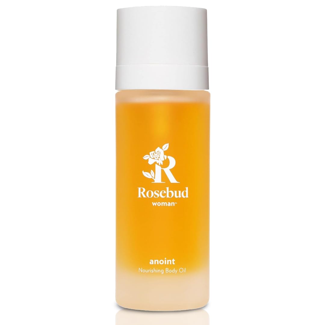Rosebud Woman Anoint Nourishing Body Oil - Hydrating & Moisturizing Organic Skincare for Dry Skin - Perfect for Massage, Aromatherapy & Self-Care Rituals