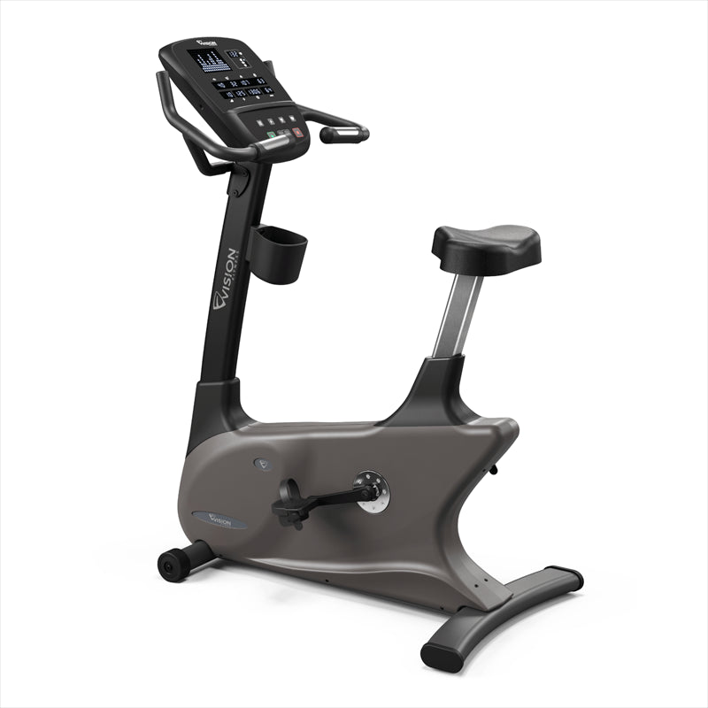 VISION Fitness U60 Upright Exercise Bike for Home Gym - Compact Cardio Workout Equipment for Weight Loss & Fitness Training