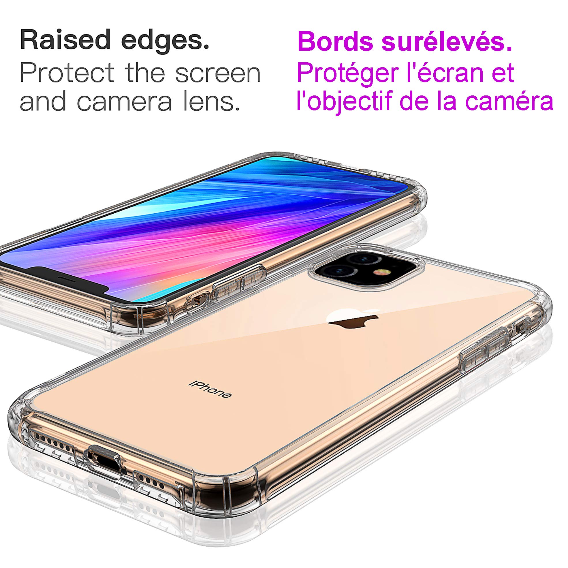 Ultra Clear Heavy Duty TPU Case for iPhone 12 Mini - Shockproof Transparent Protective Cover | Perfect for Everyday Use, Outdoor Activities & Travel Protection