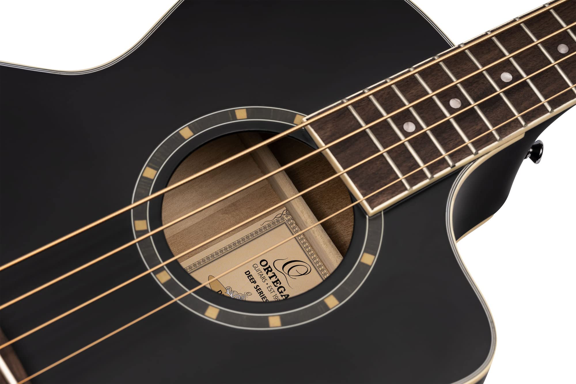 Ortega 4-String Acoustic Bass Guitar - Professional Quality for Beginners & Musicians | Perfect for Live Performances, Studio Recording & Practice Sessions