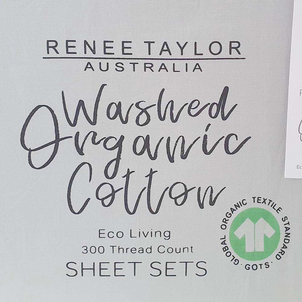100% Organic Cotton Percale Sheet Set 300 Thread Count - Breathable & Hypoallergenic Queen Size Bed Sheets for Cool Sleep | Perfect for Hot Sleepers & Allergy Sufferers