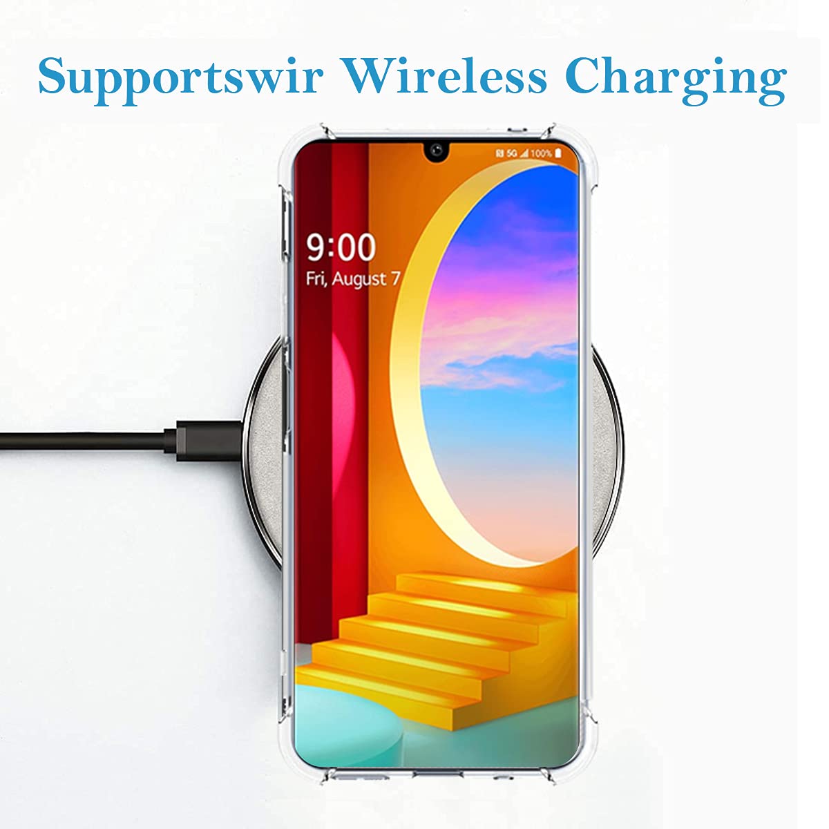 Custom LG Velvet 5G Phone Case - Personalized Photo/Text/Name - Anti-Scratch Shock-Resistant Clear TPU Protective Cover | Perfect for Daily Use, Travel & Gift Giving