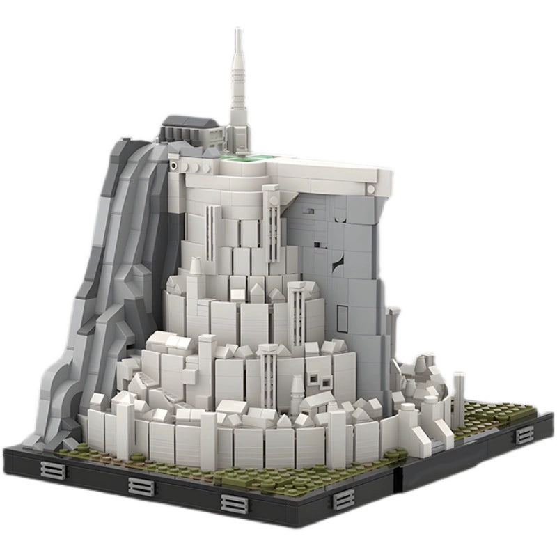 1929pcs MOC140900 The White City Architecture Building Blocks Set - Premium Collector's Model for Adults, Creative Gift for Architecture Enthusiasts - Perfect for Home Display, Office Decor & DIY Construction Projects