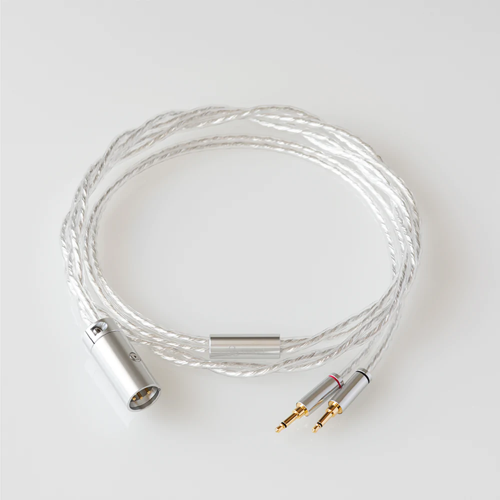 Final Audio OFC Silver Coated Replacement Cable for Sonorous & D8000 Headphones - High-Quality Audio Upgrade for Audiophiles & Studio Use
