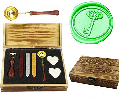 Vintage Wax Seal Stamp Kit for Wedding Invitations & Gifts