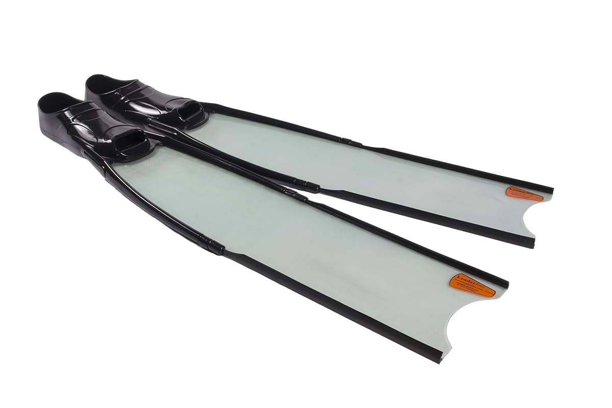 Premium ICE Freediving and Spearfishing Fins - High Performance Carbon Fiber Blades for Deep Diving & Spearfishing - Perfect for Ocean Adventures, Underwater Hunting & Competitive Freediving