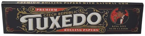 Premium CR Extinguishing Ashtray & Tuxedo King Size Rolling Papers – Perfect for Smoking Enthusiasts, Outdoor Camping, and Social Gatherings
