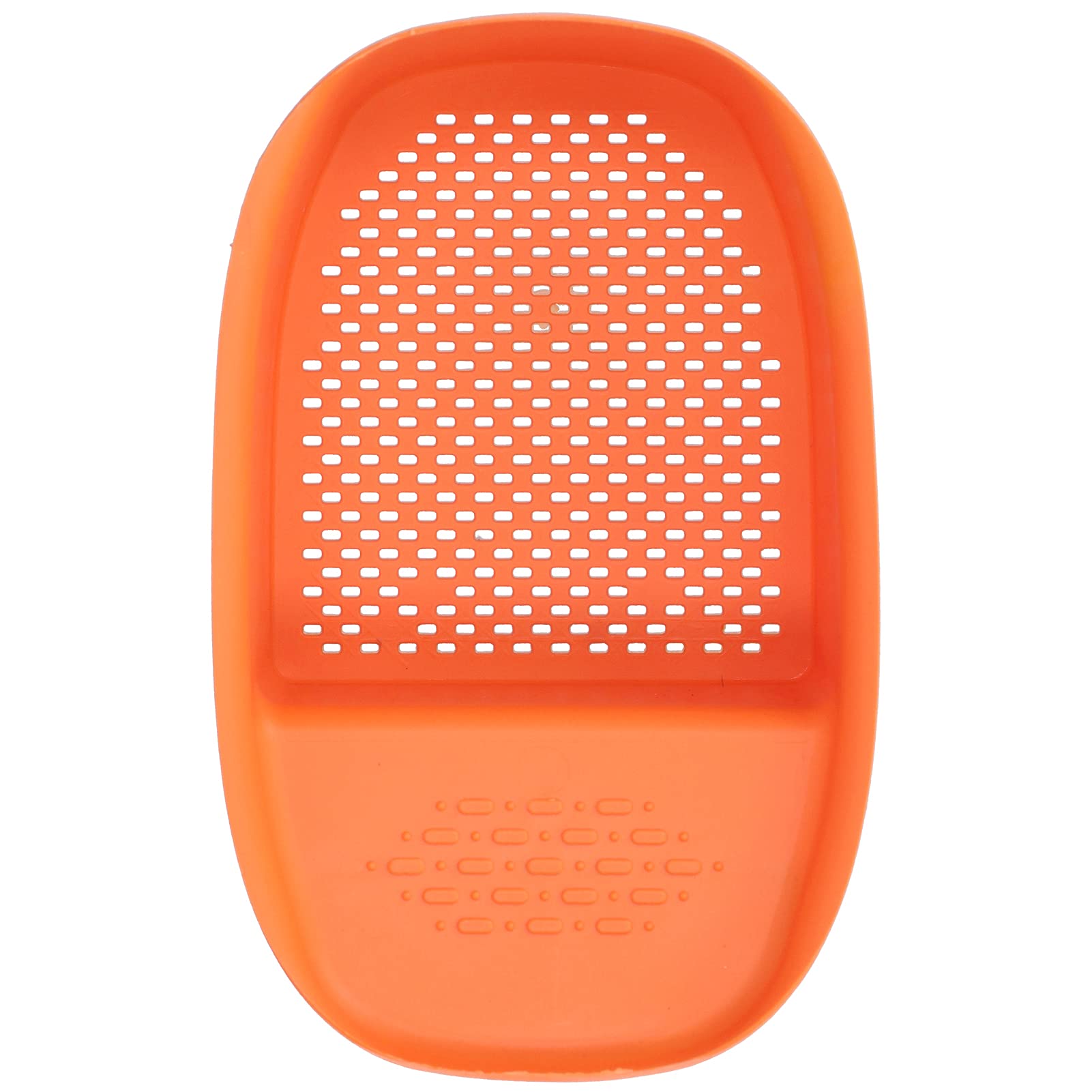 Stainless Steel Sink Drain Rack - 3x8.3 Inch Kitchen Vegetable Fruit Colander & Leftover Filter Basket - Perfect for Washing Produce, Draining Pasta, and Organizing Kitchen Utensils (Orange)