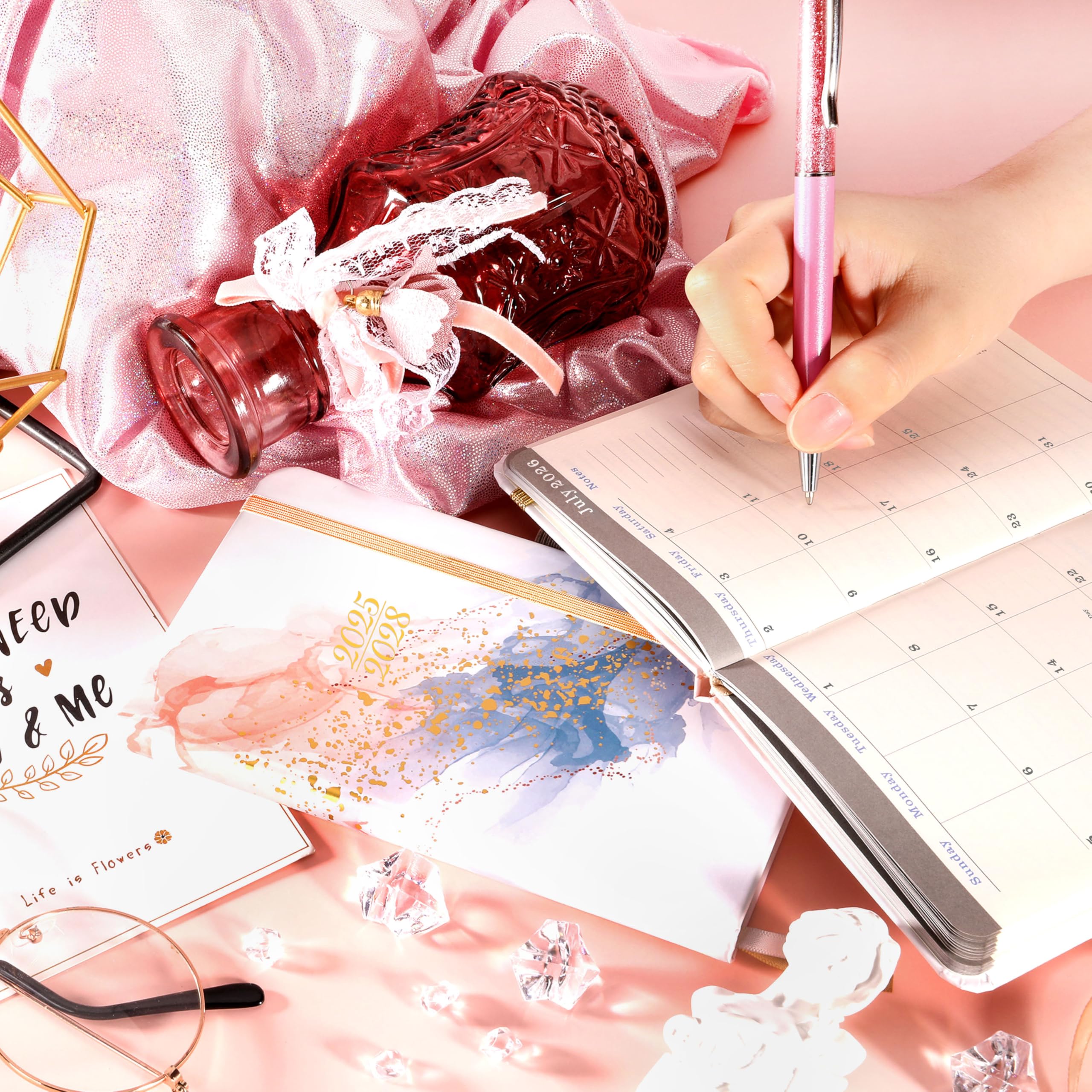 2025-2028 Pocket Planner - 3.5 Year Calendar from July 2025 to June 2028 | 6.3