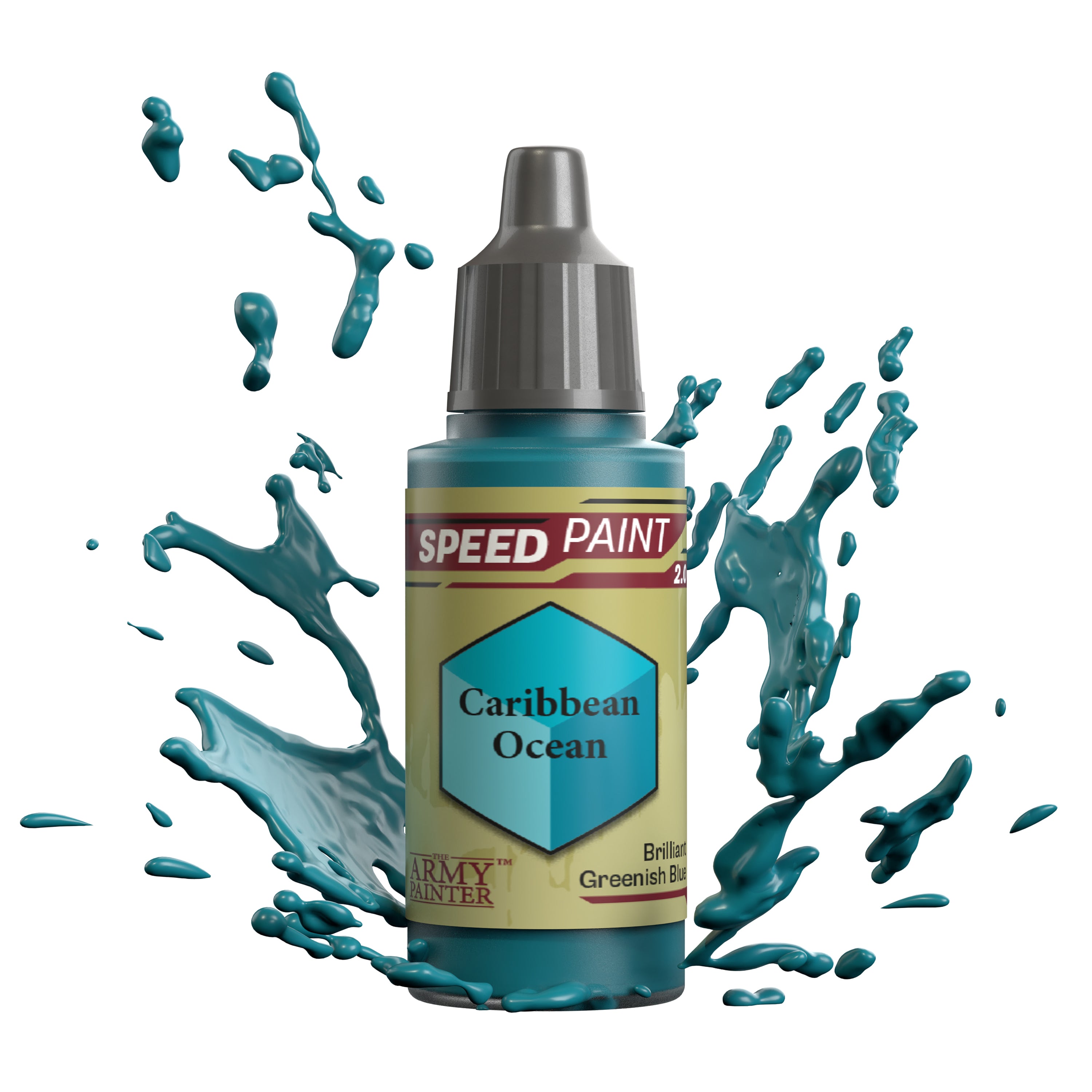 Speedpaint: Caribbean Ocean - Premium Acrylic Paint Set for Artists & Hobbyists - Perfect for Canvas Painting, DIY Crafts & Home Decor