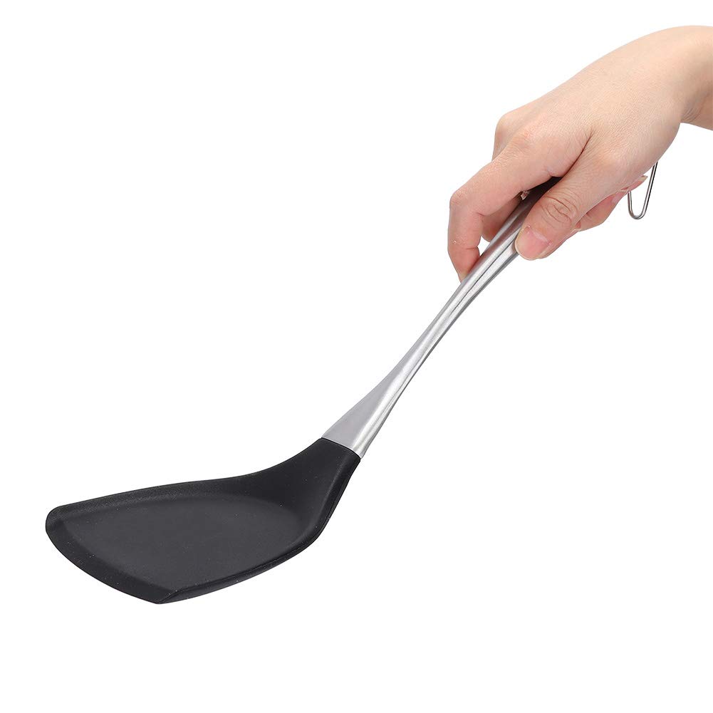 Stainless Steel Handle Non-Stick Silicone Spatula - High Heat Resistant Kitchen Cooking Tool for Frying, Baking, Eggs & Pancakes - Perfect for Home Chefs & Professional Kitchens