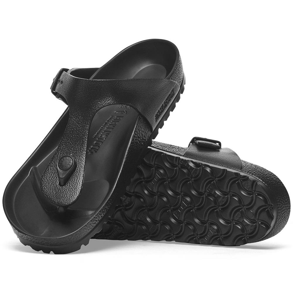 Birkenstock Unisex Gizeh EVA Sandals - Comfortable Black Slip-On Shoes for Men & Women | Perfect for Beach, Pool, and Summer Outdoor Activities