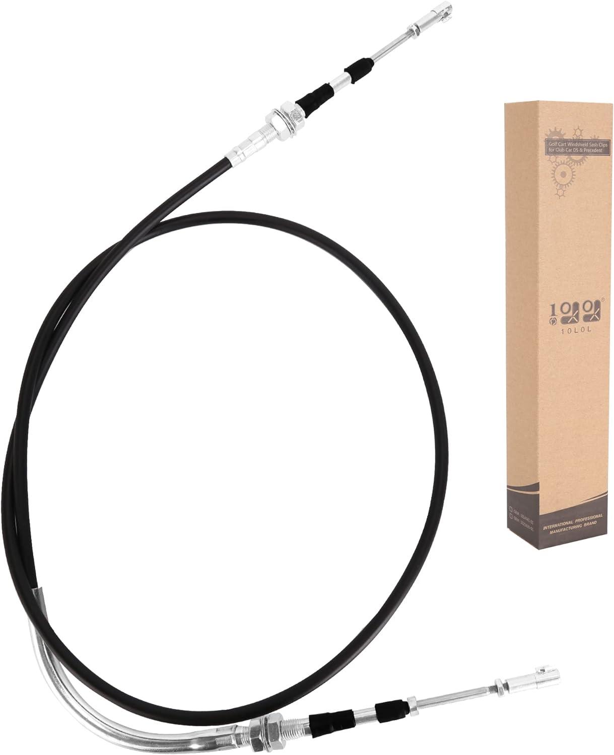 EZGO Gas Golf Cart Transmission Shift Forward Reverse Cable Replacement for 2004-Present Models (10L0L) - Durable & Smooth Gear Shifting for Golf Courses & Neighborhood Rides