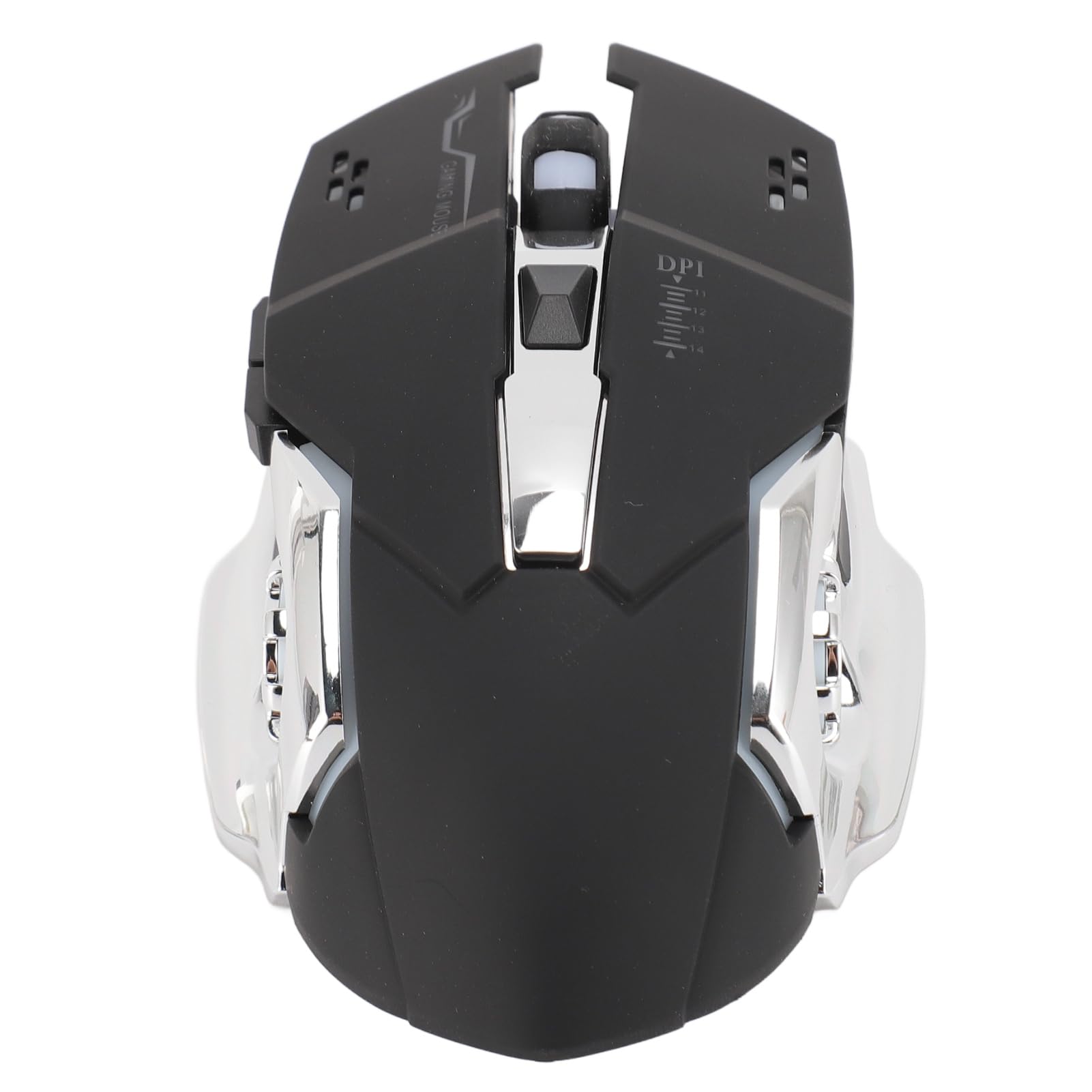 2.4GHz Wireless Gaming Mouse with Bluetooth, 4 Adjustable DPI Levels, Ergonomic Silent Design for PC & Laptop - Perfect for Gaming, Office Work, and Home Use