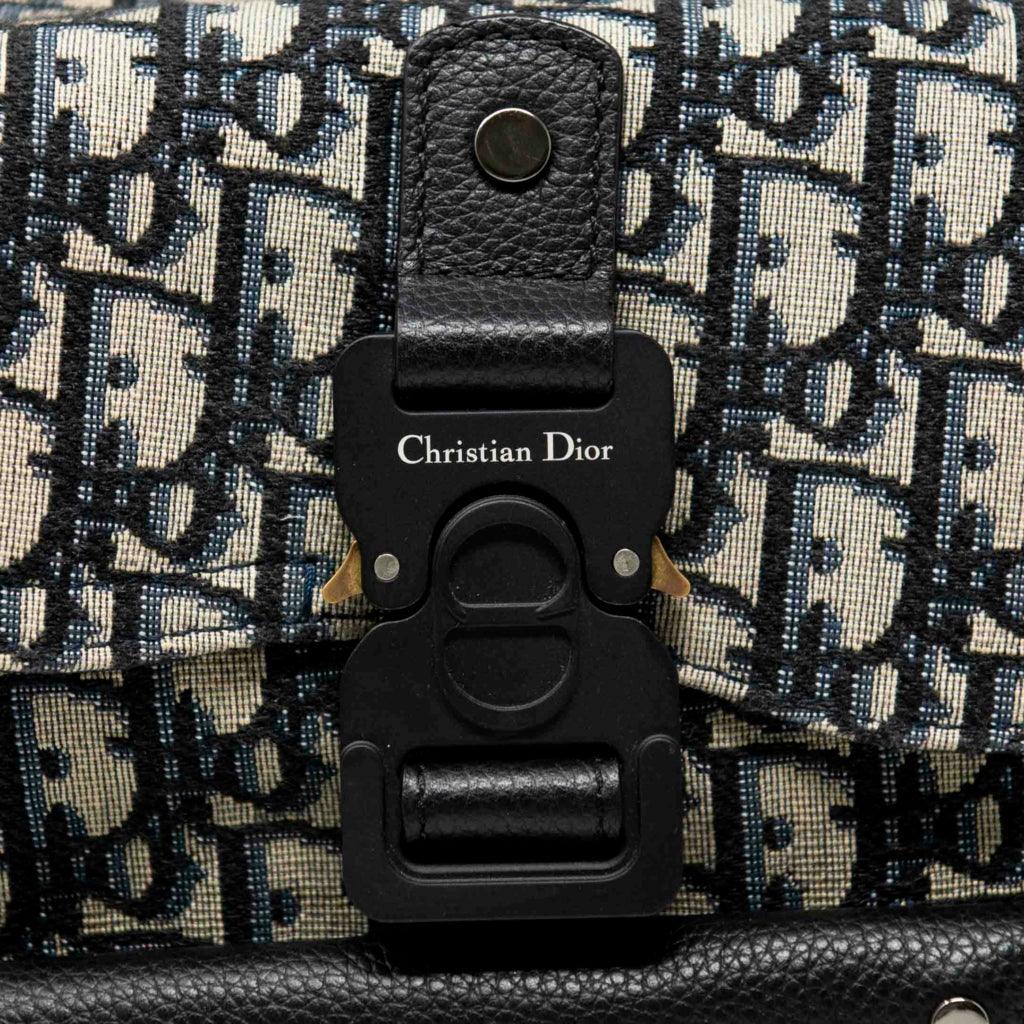 Dior Blue Oblique Mini Gallop Backpack - Luxury Designer Crossbody Bag for Women | Perfect for Travel, Work & Everyday Use