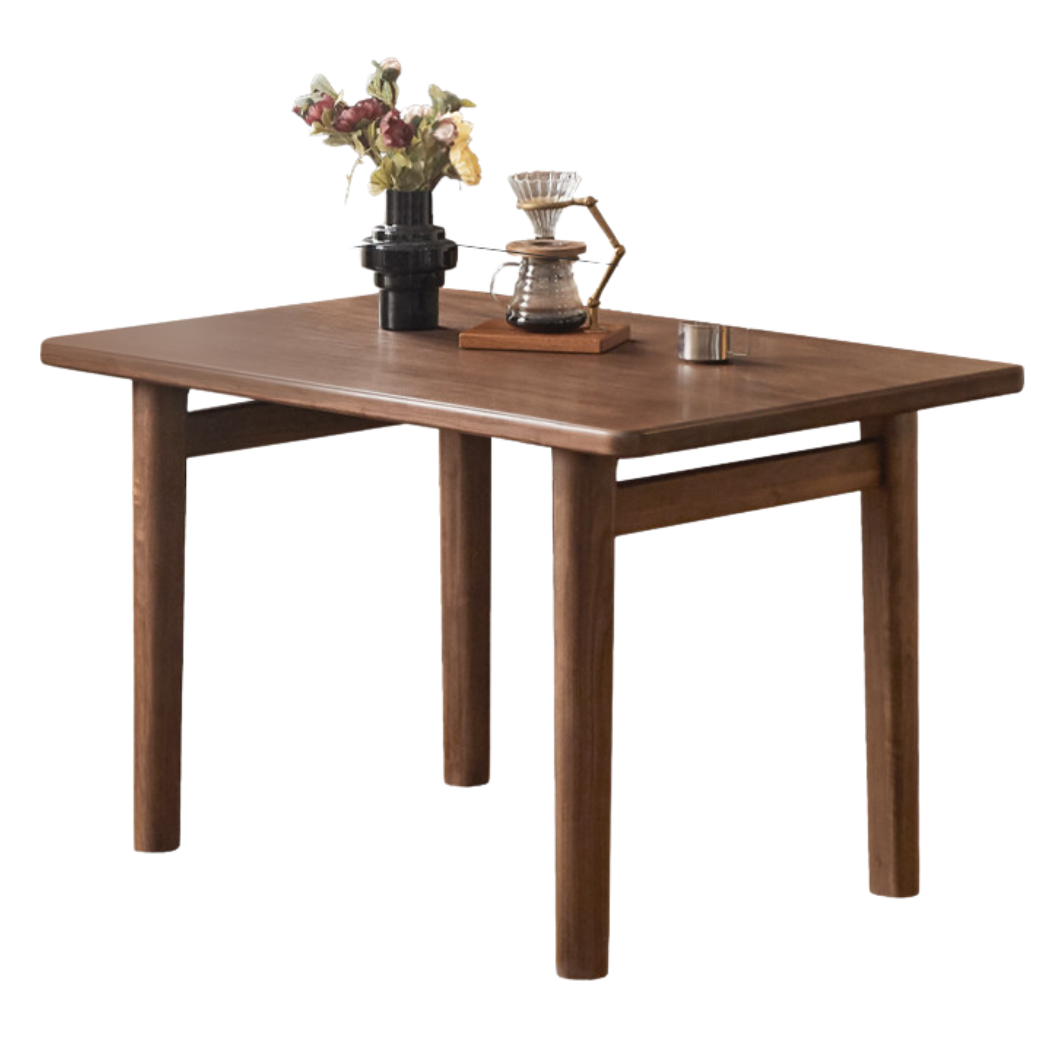 70.8x33.4x29.9 inch / 180x85x76 cm / Black walnut / Large table