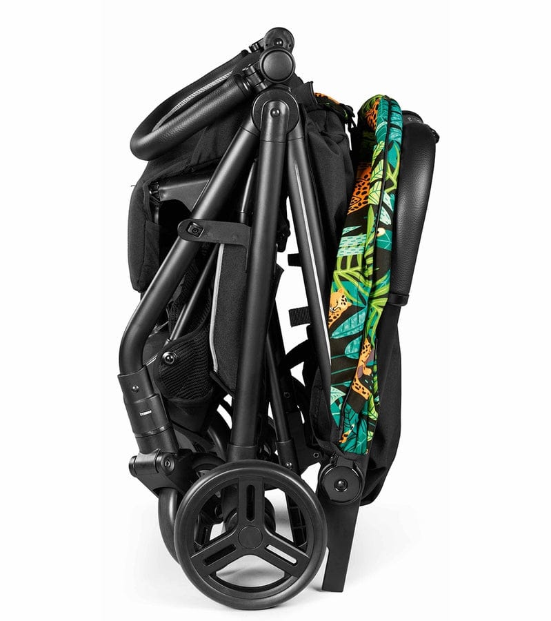 Peg Perego Selfie Stroller - Lightweight Compact Baby Stroller with One-Hand Fold, Adjustable Canopy & Storage Basket | Perfect for Urban Travel, Shopping & Family Outings