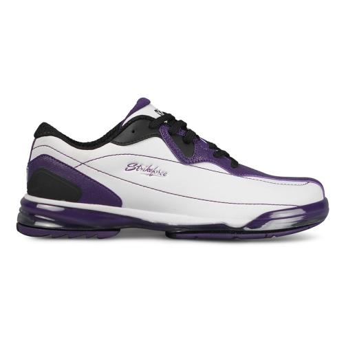 KR Strikeforce Dream White/Purple Women's Bowling Shoes - Lightweight & Comfortable for League Play & Tournament Bowling