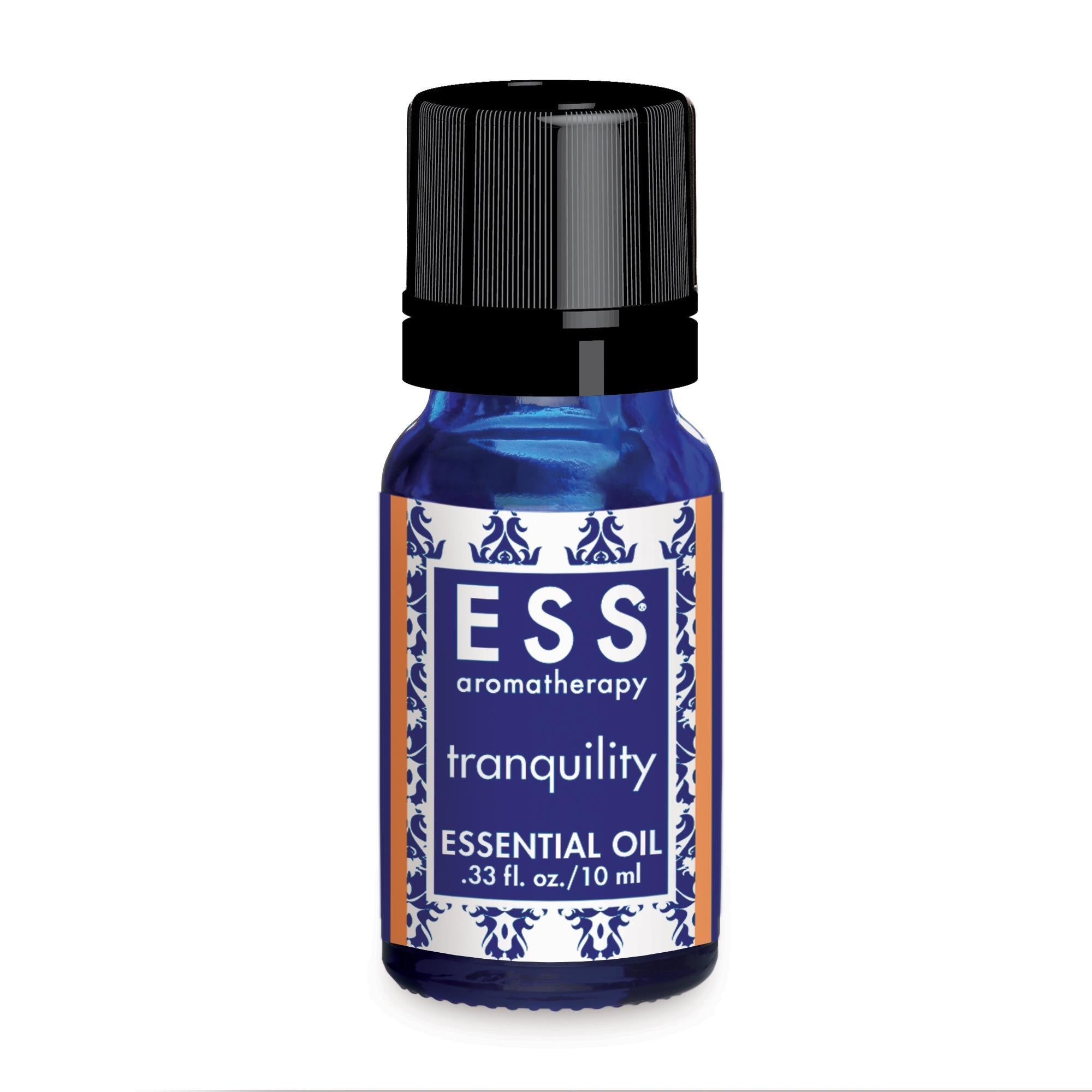 ESS Tranquility Essential Oil Blend - 10mL Pure Aromatherapy Oil for Relaxation, Stress Relief & Sleep - Perfect for Diffusers, Massage & Home Spa