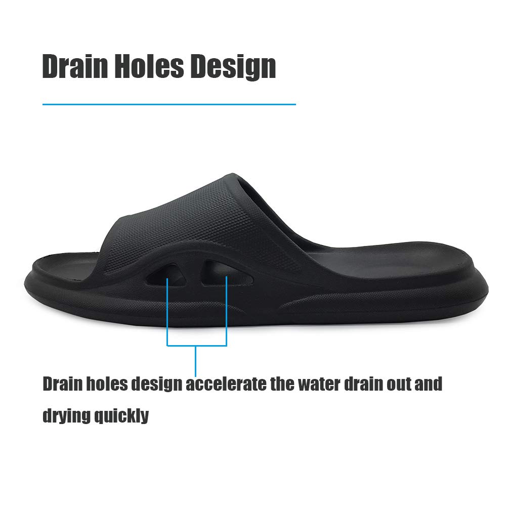 LM Women's Non-Slip Shower Slippers - Comfortable Bathroom Sandals, House Slippers for Women, Anti-Slip Indoor Shoes for Dorm, Spa, Bathroom & Home Use