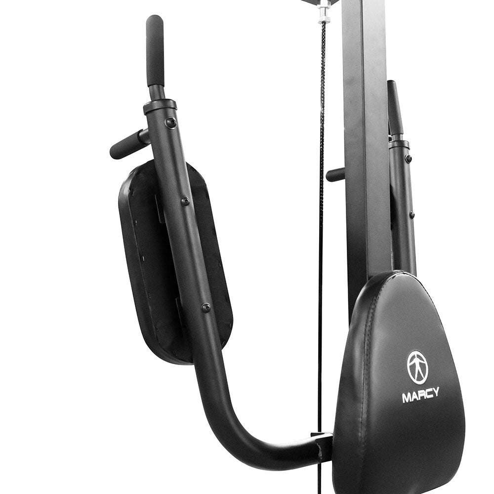 Marcy TC 3508 Power Tower - Adjustable Pull Up & Dip Station for Home Gym Workouts - Perfect for Strength Training, Calisthenics & Bodyweight Exercises