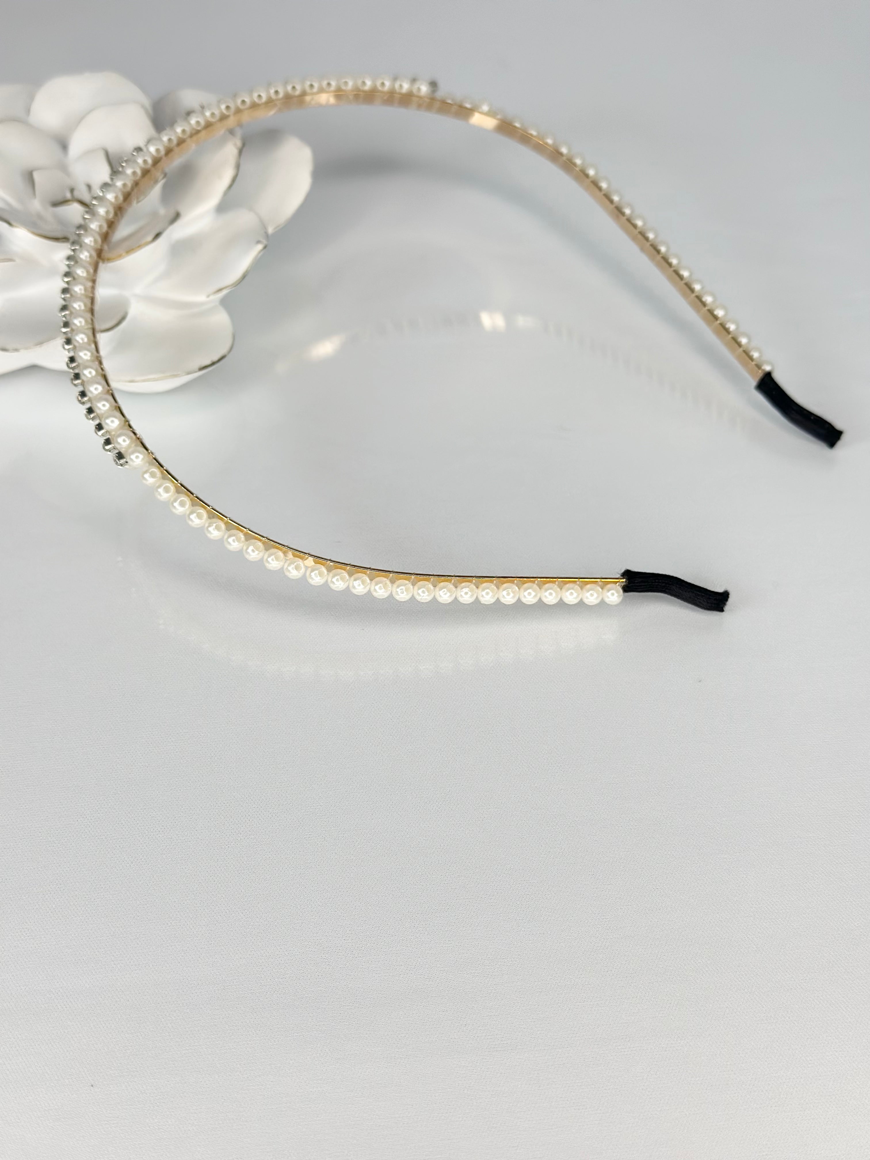 Elegant Pearl Headband - Style 5671 | Women's Fashion Hair Accessory for Weddings, Parties & Special Occasions