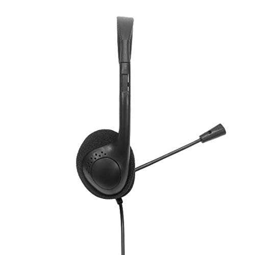 NILOX USB Gaming Headset with Microphone - Noise Cancelling Over-Ear Headphones for PC, Laptop, PS4, Xbox - Perfect for Gaming, Streaming & Online Classes