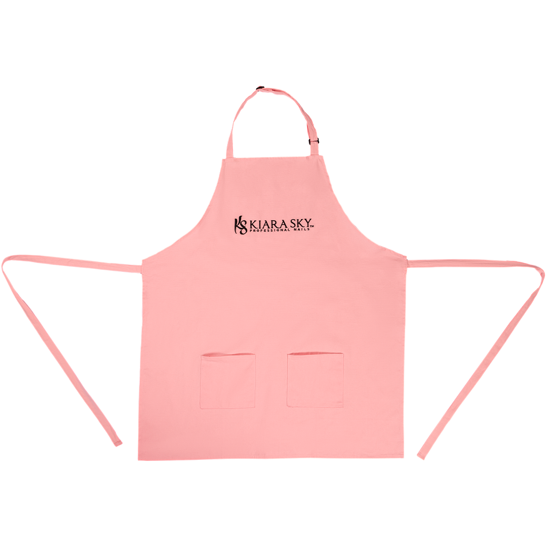 Kiara Sky Pink Apron - Professional Nail Salon Apron for Manicurists & Nail Techs - Waterproof & Durable for Salon, Spa & Home Use