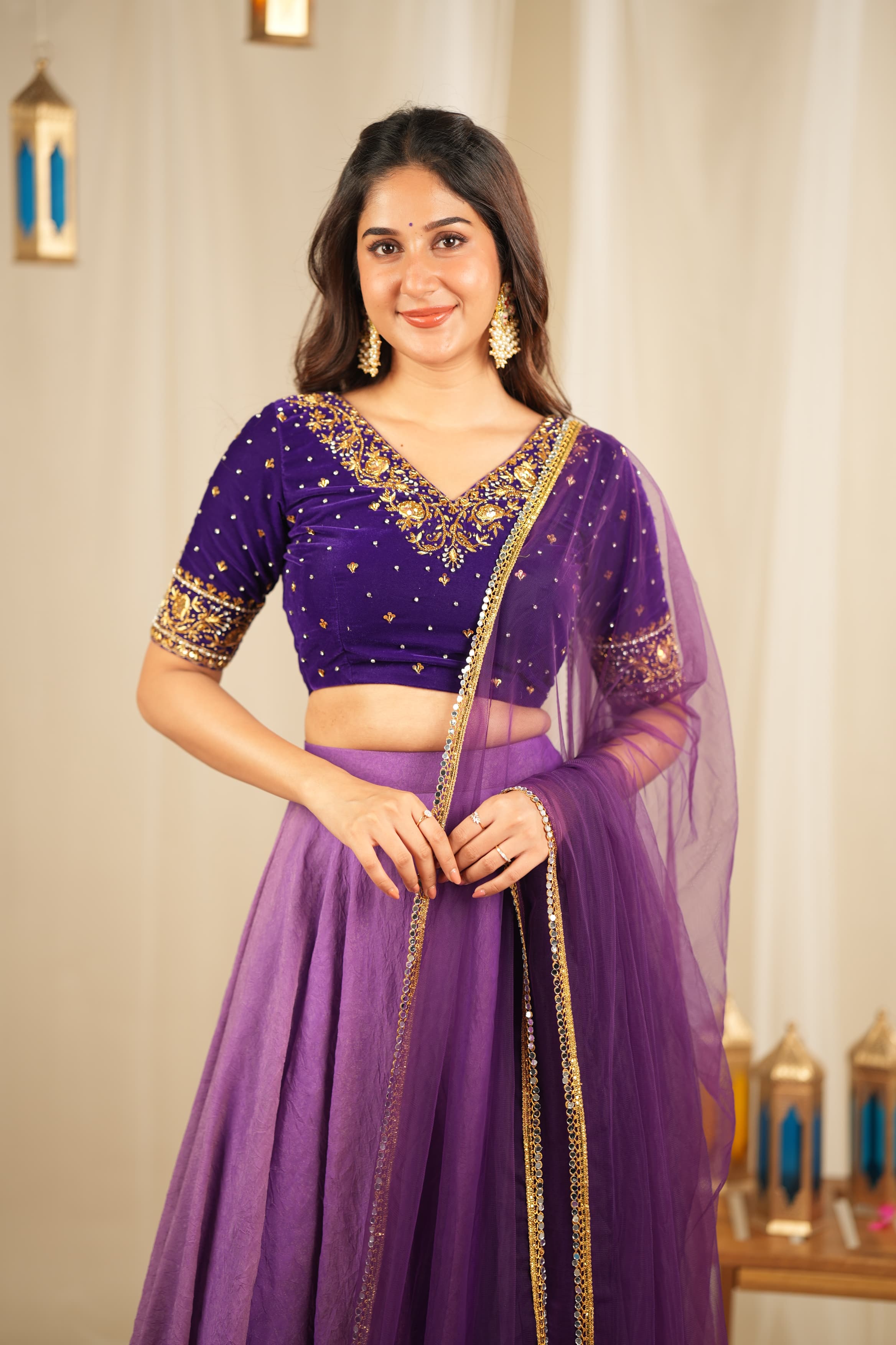 DD662 Saranya Premium Designer Lehenga Choli for Women - Elegant Indian Bridal Wear for Weddings, Festivals & Special Occasions