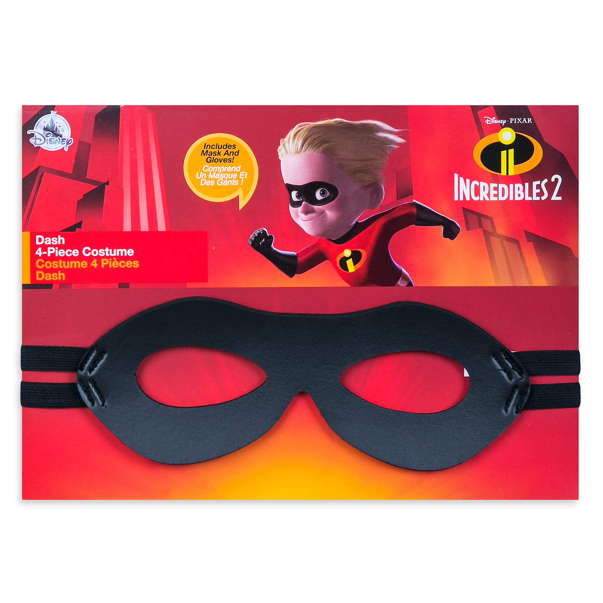 Disney Pixar Dash Costume for Boys - The Incredibles 2 Superhero Outfit | Kids Halloween Dress Up, Cosplay & Birthday Party Costume
