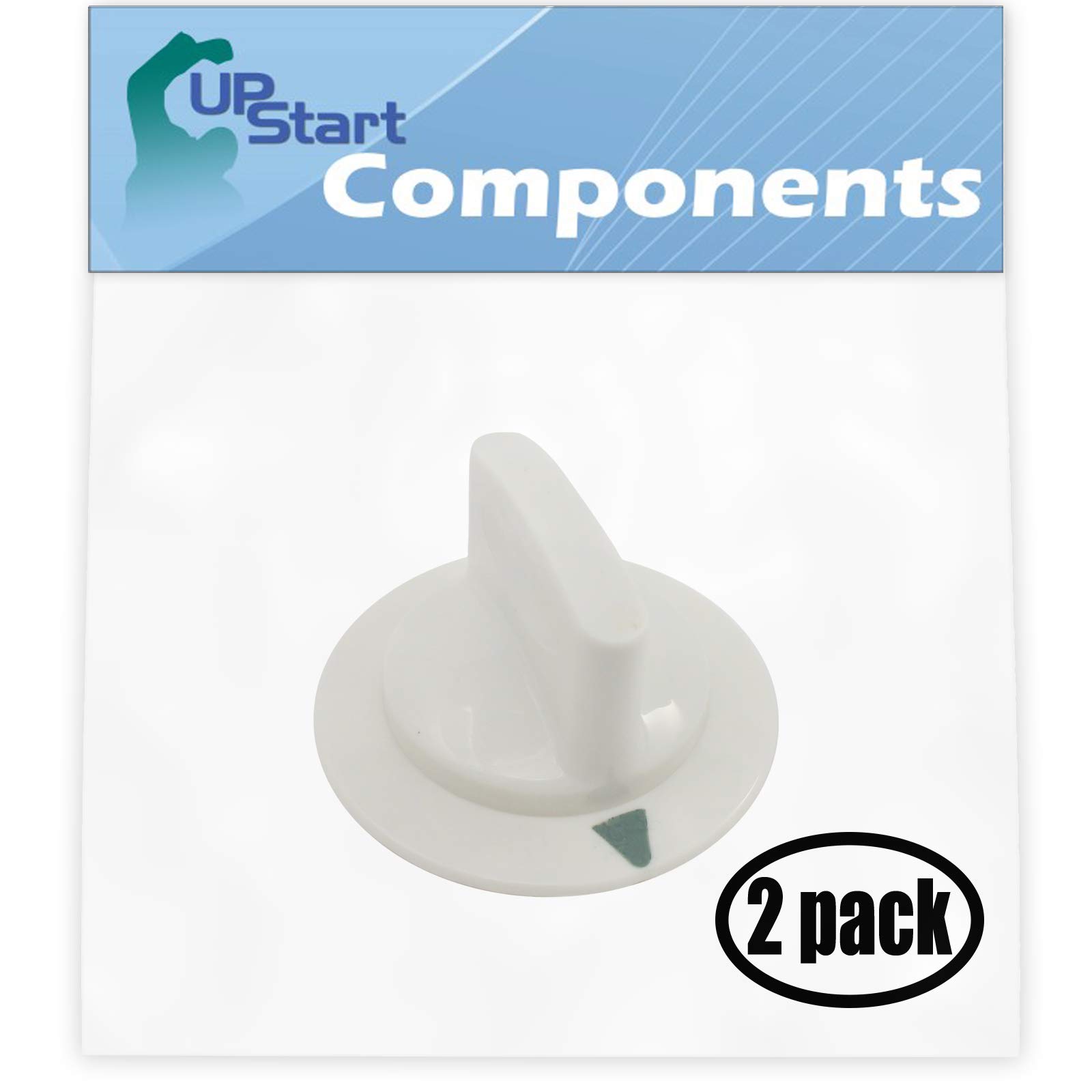 2 Pack WE1M652 Dryer Timer Knob Replacement for Hotpoint HTDX100EM8WW Electric Dryer - Easy DIY Fix for Laundry Room & Home Appliance Repair