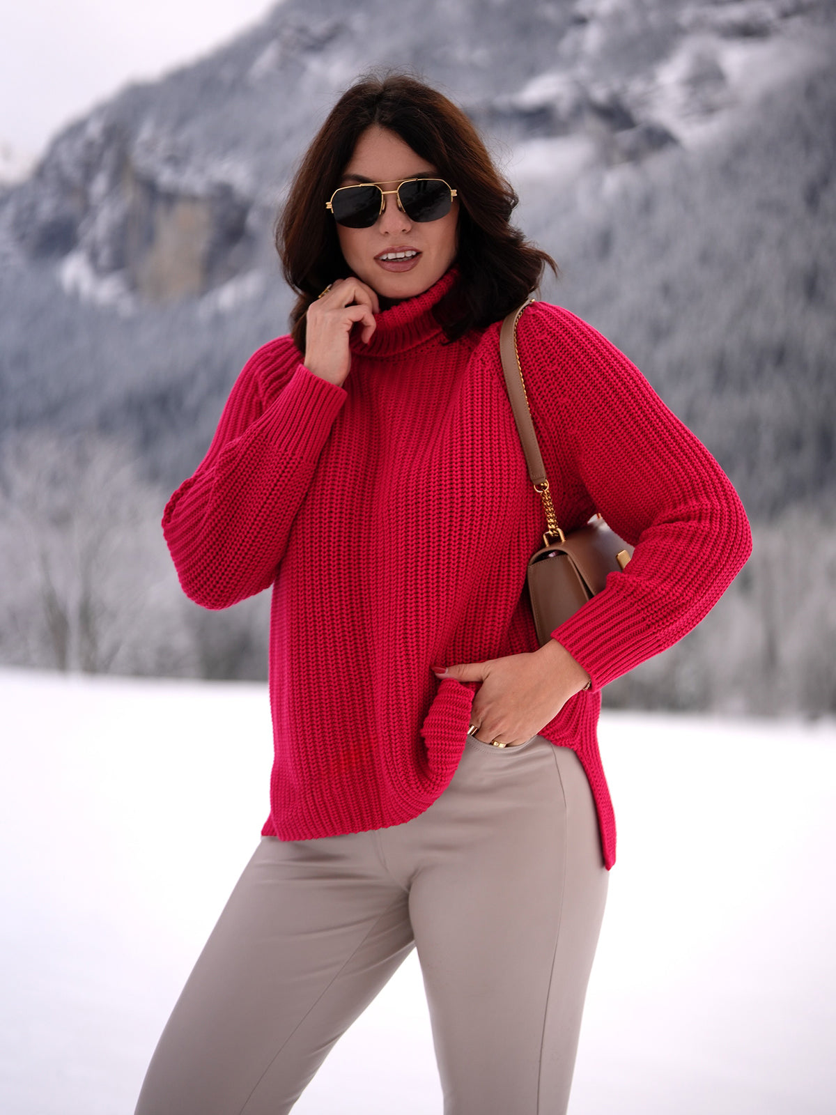 Stella Women's Shaker Stitch Turtleneck Sweater - Cozy Knit Pullover for Fall & Winter | Perfect for Office, Date Night & Casual Outings