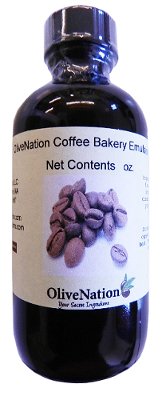 OliveNation Coffee Emulsion - Water Soluble Baking Flavor for Baked Goods, Beverages, Ice Cream & Frosting | Non-GMO, Gluten Free, Kosher & Vegan Certified (4 oz) - Perfect for Home Bakers, Coffee Lovers & Professional Chefs