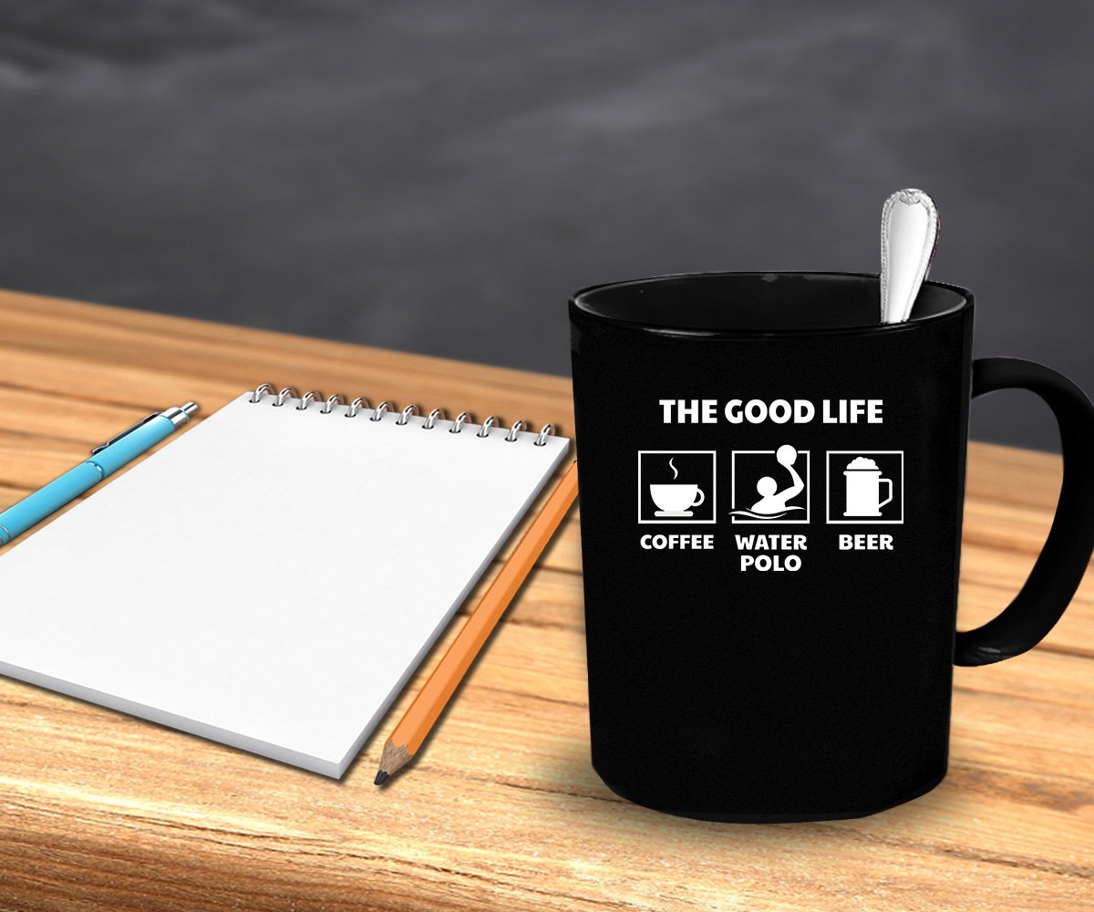 11 oz Water Polo Coffee Mug - Funny Gift for Water Polo Players - Perfect for Training, Games & Office Use