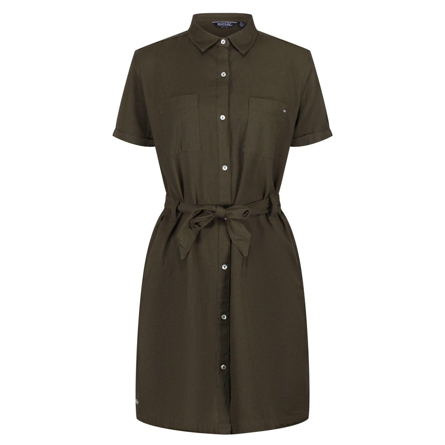 Regatta Women's Quinty Short-Sleeve Casual Dress - Lightweight Summer Dress for Outdoor Activities, Beach, and Travel