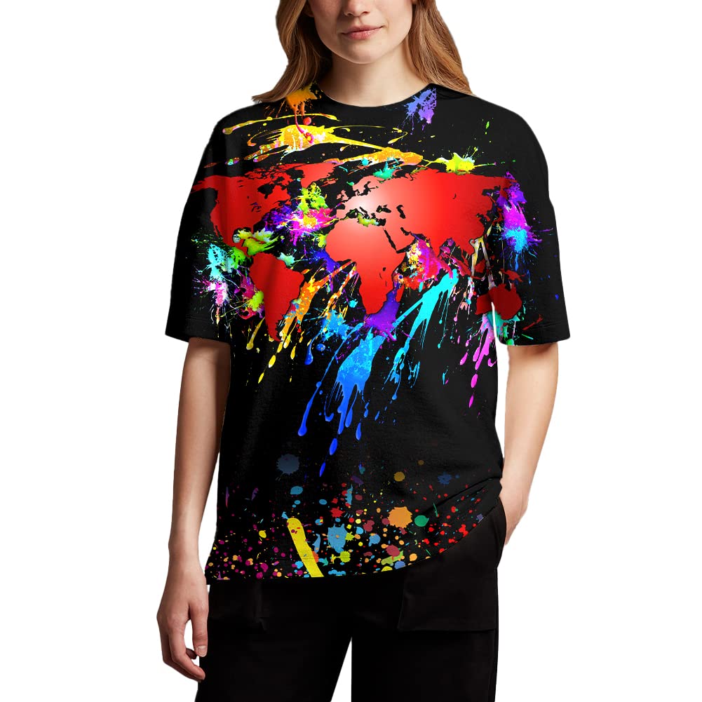 Hgvoetty Unisex 3D Printed Graphic T-Shirt - Stylish Short Sleeve Tee for Men & Women | Perfect for Casual Wear, Street Fashion & Everyday Outfits