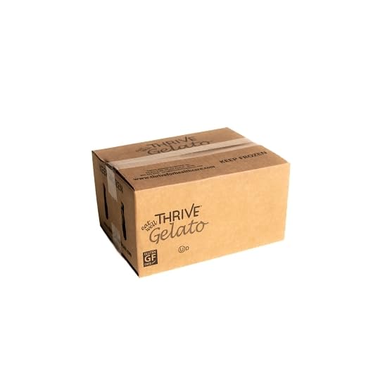 Thrive Frozen Nutrition Butter Pecan Gelato - 4 oz Cups (36 Count) - Premium Protein Ice Cream for Fitness & Weight Loss - Perfect for Post-Workout Recovery, Healthy Dessert & Keto Diet