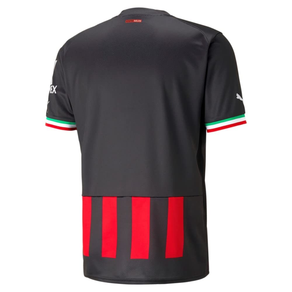AC Milan Men's Home Jersey 2023-24 - Official Soccer Jersey for Fans & Players - Perfect for Matchdays, Training & Gifting