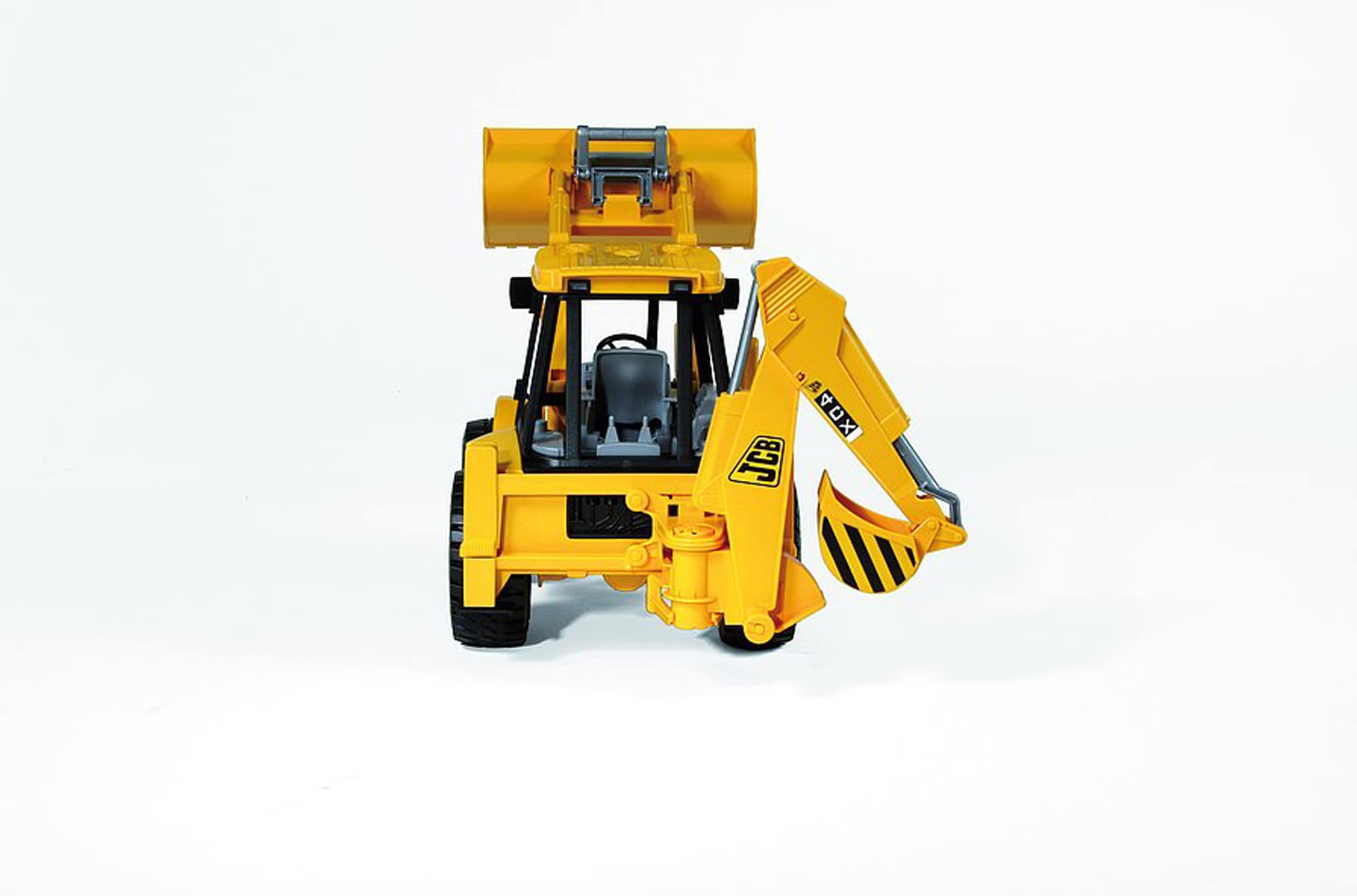 Bruder Toys 02428 JCB 4CX Loader Backhoe - Realistic Construction Toy for Kids, Durable Die-Cast Model with Movable Parts - Perfect for Imaginative Play, Sandbox Fun, and Construction-Themed Birthday Gifts