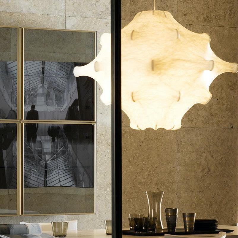 Cocoon Bloom Pendant Light - Modern Handwoven Rattan Hanging Lamp for Dining Room, Bedroom, or Living Room Decor