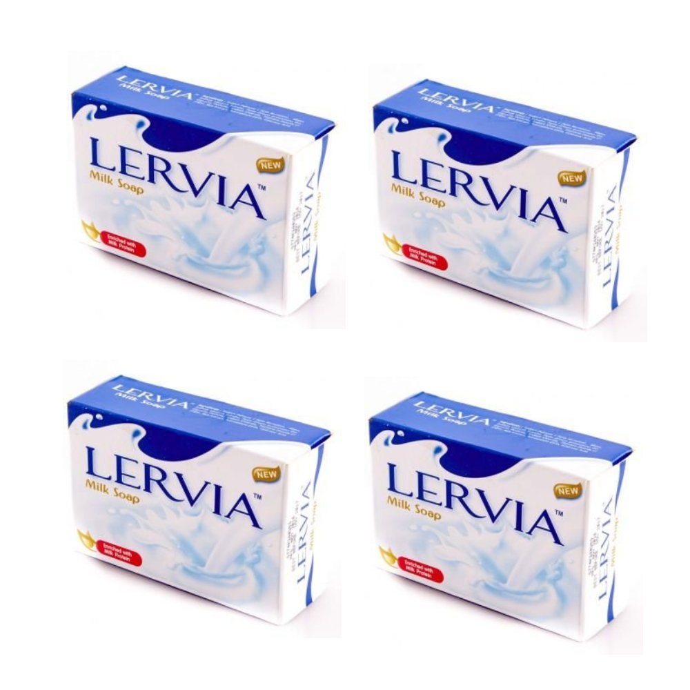 Lervia Milk Soap 75g - Natural Skincare for Dry & Sensitive Skin - Perfect for Daily Face & Body Cleansing