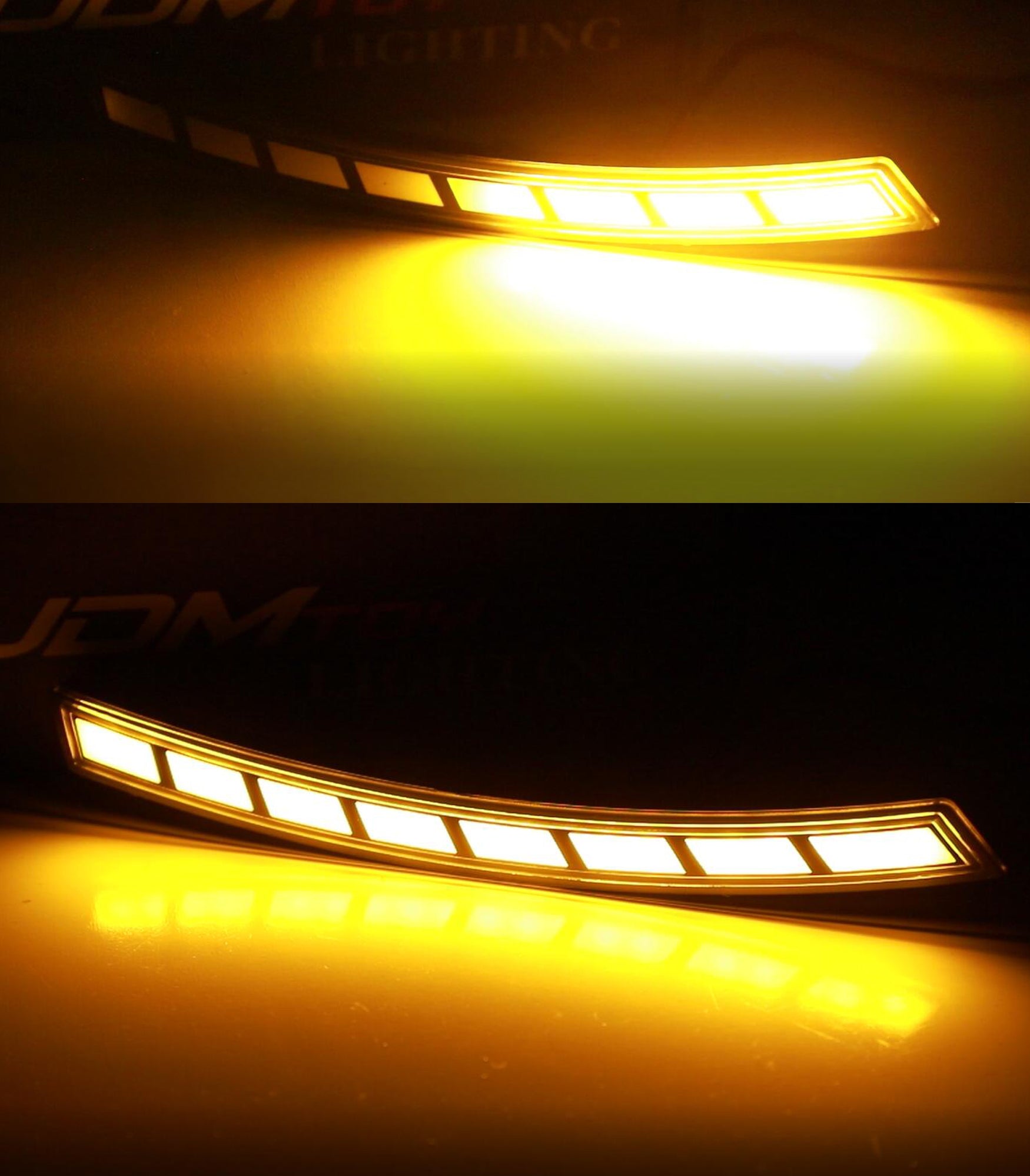 Sequential LED Side Marker Lights - Dark Lens White/Amber for 2023+ Honda CR-V - Upgrade Front Turn Signal Lights for Enhanced Visibility & Style (Perfect for Night Driving & Custom Car Mods)