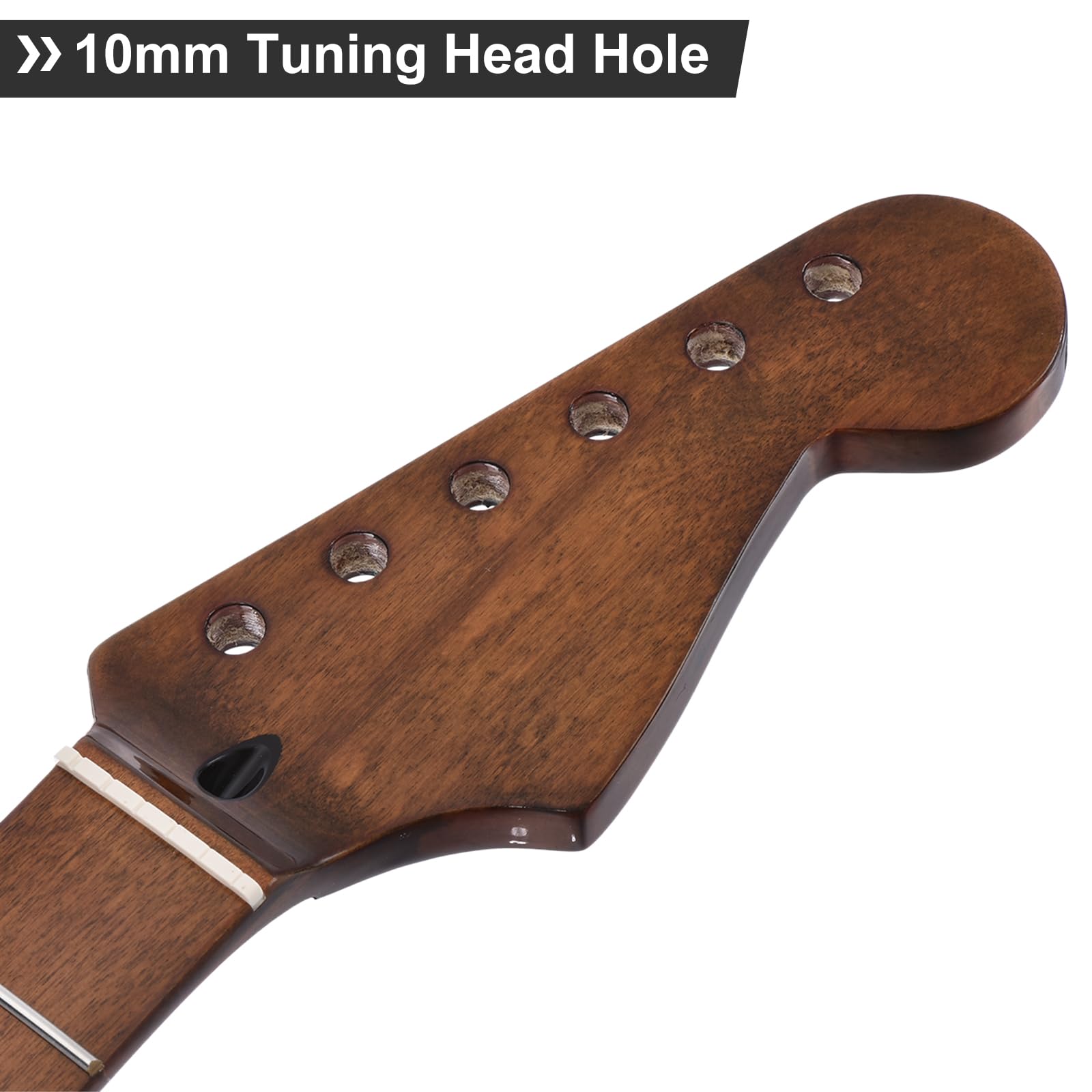 Premium Maple Electric Guitar Neck Replacement - 22 Frets, 9.5