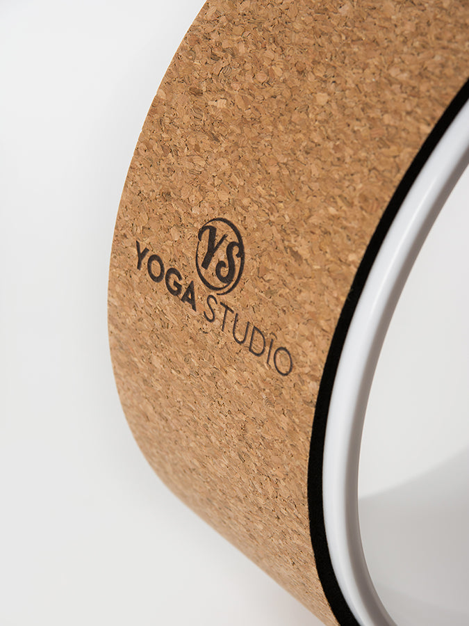 Premium Cork Yoga Wheel for Back Stretching & Flexibility - Eco-Friendly Yoga Prop for Home & Studio Workouts - Perfect for Yoga, Pilates & Mobility Training