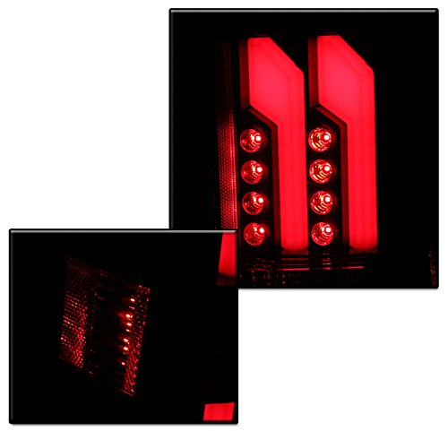 LED Tail Brake Lights Lamps - Black Replacement for 2015-2020 Chevy Suburban & Tahoe - Enhanced Visibility & Safety for Night Driving & Off-Road Adventures